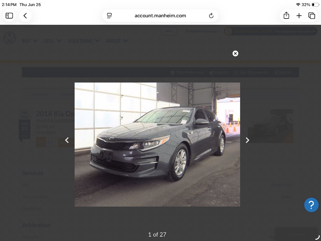 2018 Kia Optima LX AT's photo